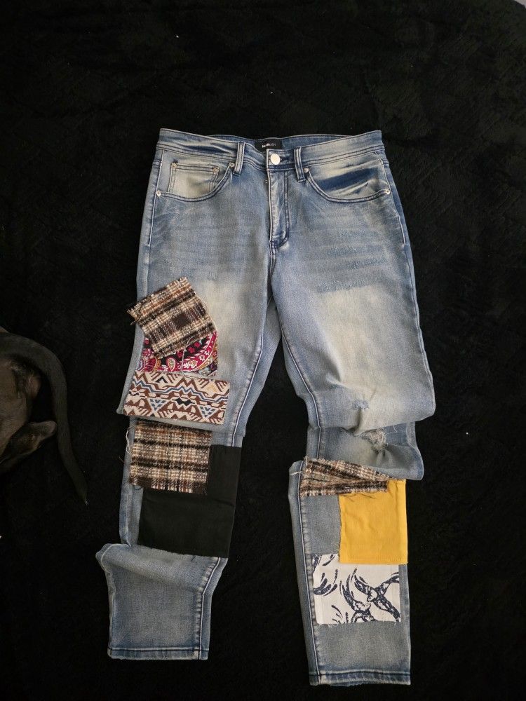 Patch Work Jeans