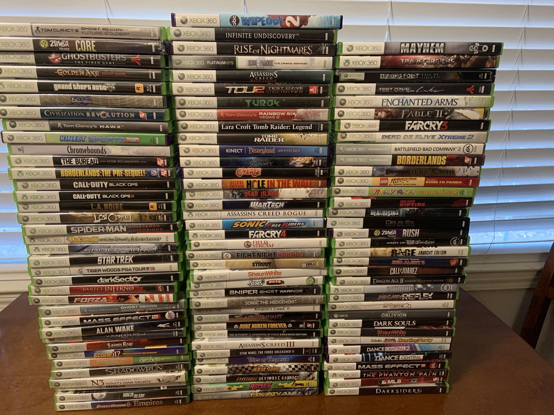 Xbox 360 Games Lot