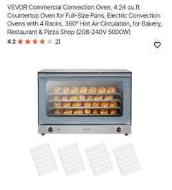 commercial 4 rack Oven