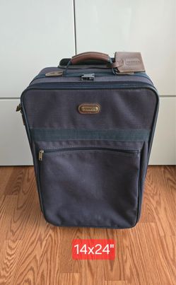 Jaguar Navy Blue Rolling Suitcase 14x24"
