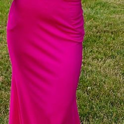 Hot Pink Prom Dress 