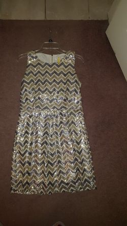 Silver n Gold dress