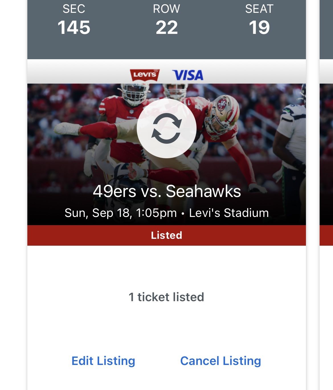49ers vs Seahawks Tickets