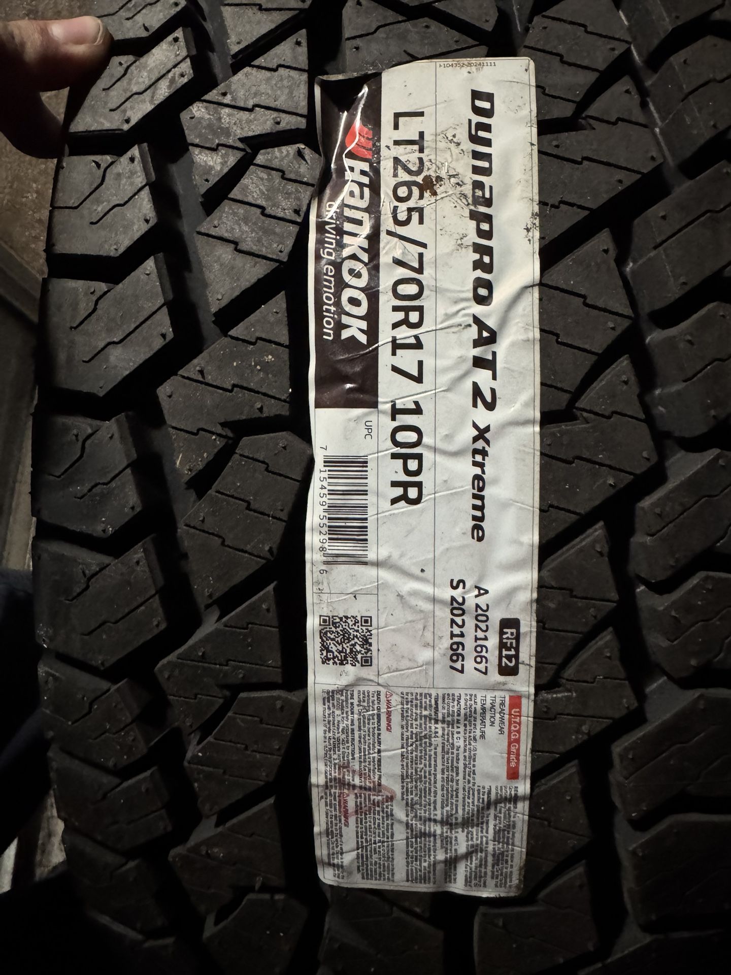 Last Set Of Tires For Sale LT265/70R17/10PR