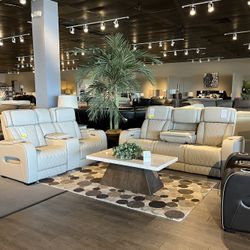 Power Reclining Sofa And Loveseat