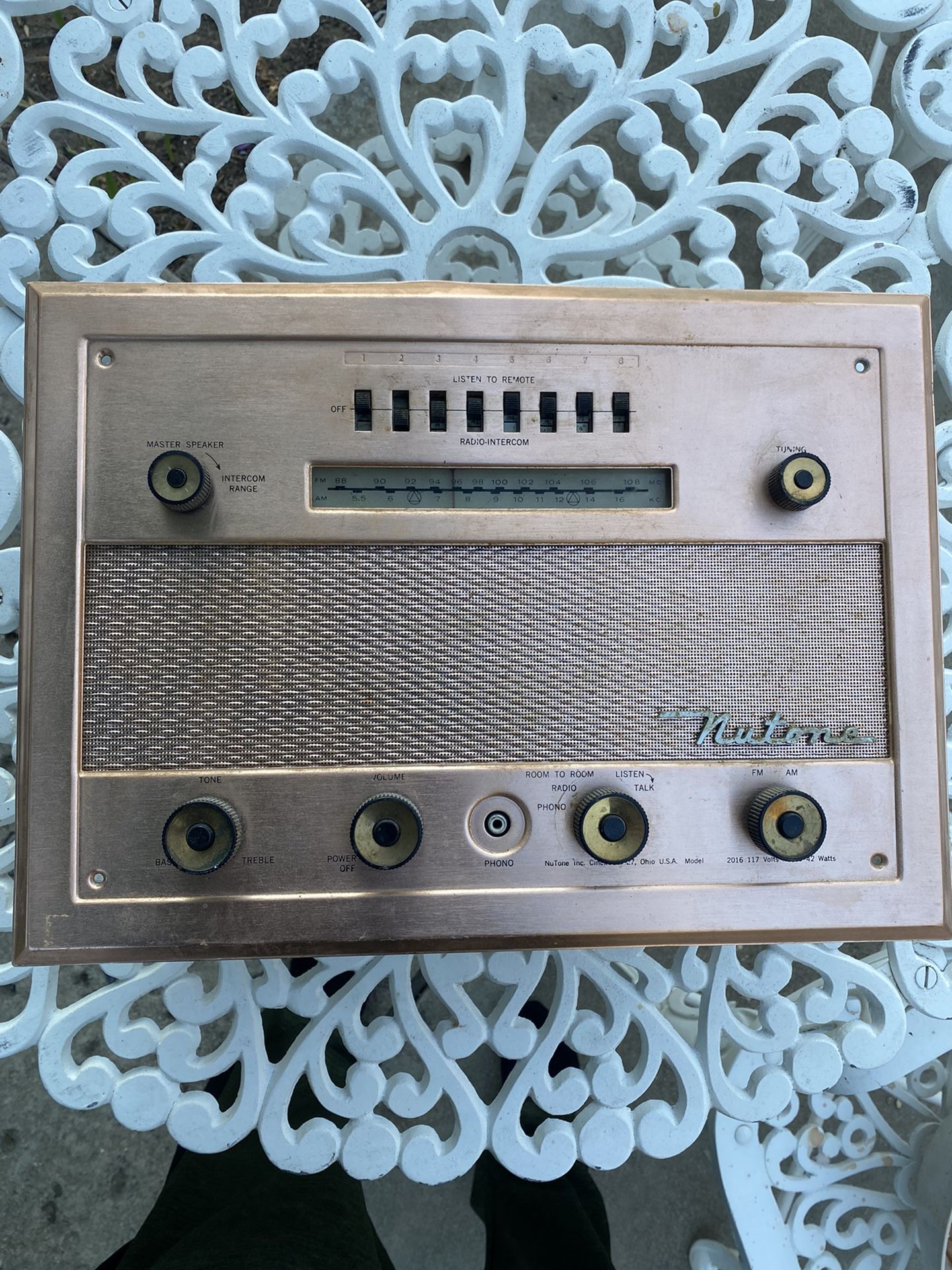 Vintage NuTone Intercom System