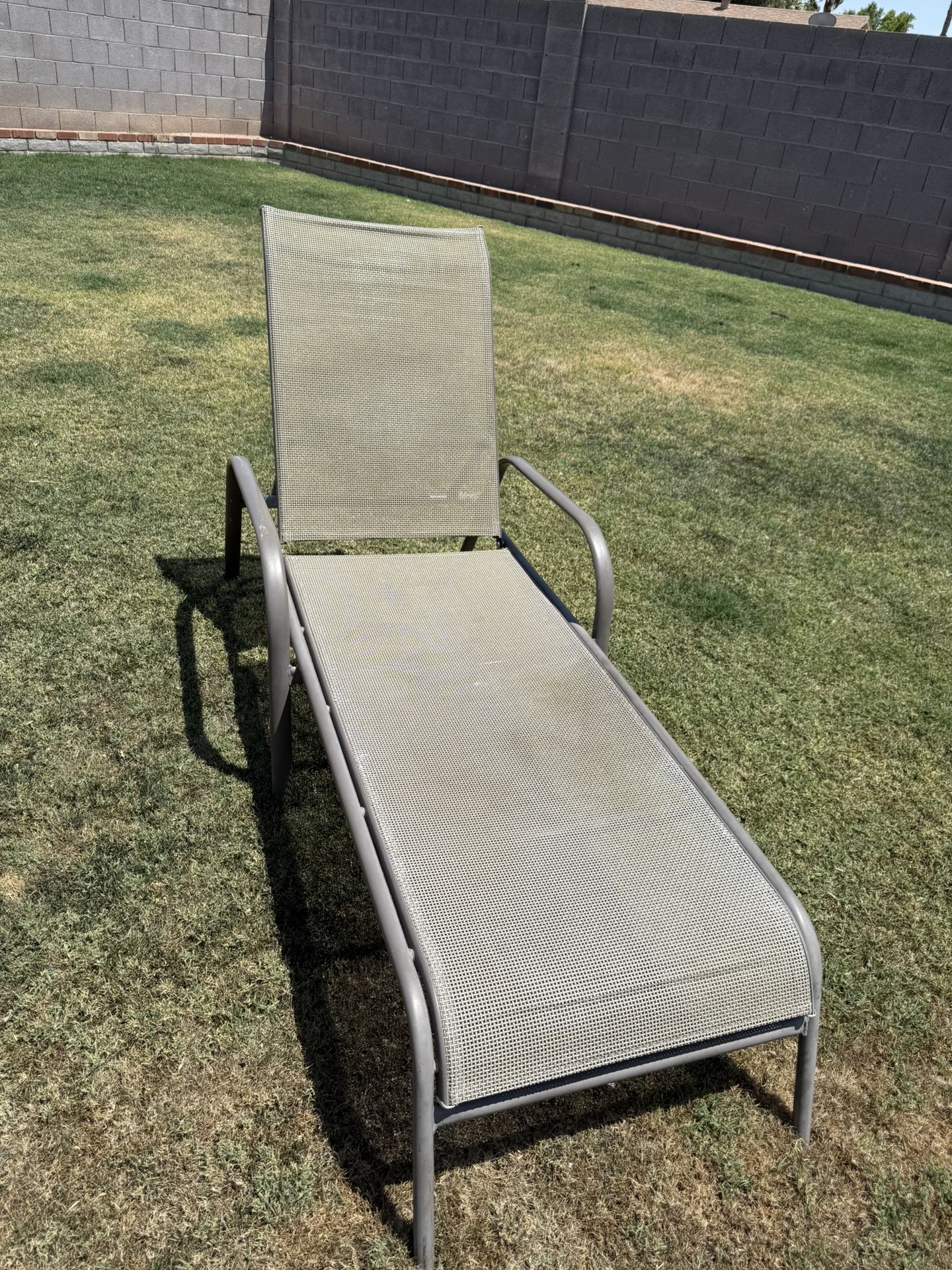Pool Lounge Chair 5 Positions