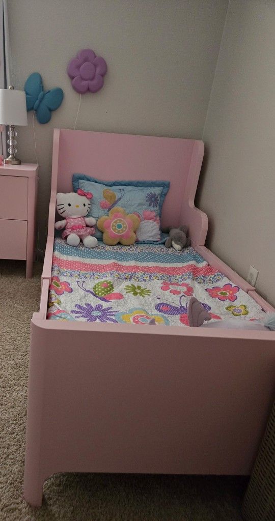 Ikea Pink Twin Bed Frame And Mattress