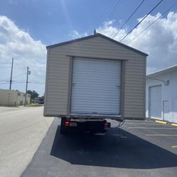 Sheds Relocated , Movemo Casita De Patio Container Rv Trailer Crane Available 