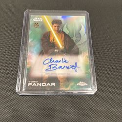 Yord Fandar Auto Star Wars Topps Chrome 2025