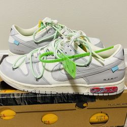 Nike Dunk Low Off-White “Lot # 7” Size 11 🔥🔥🔥