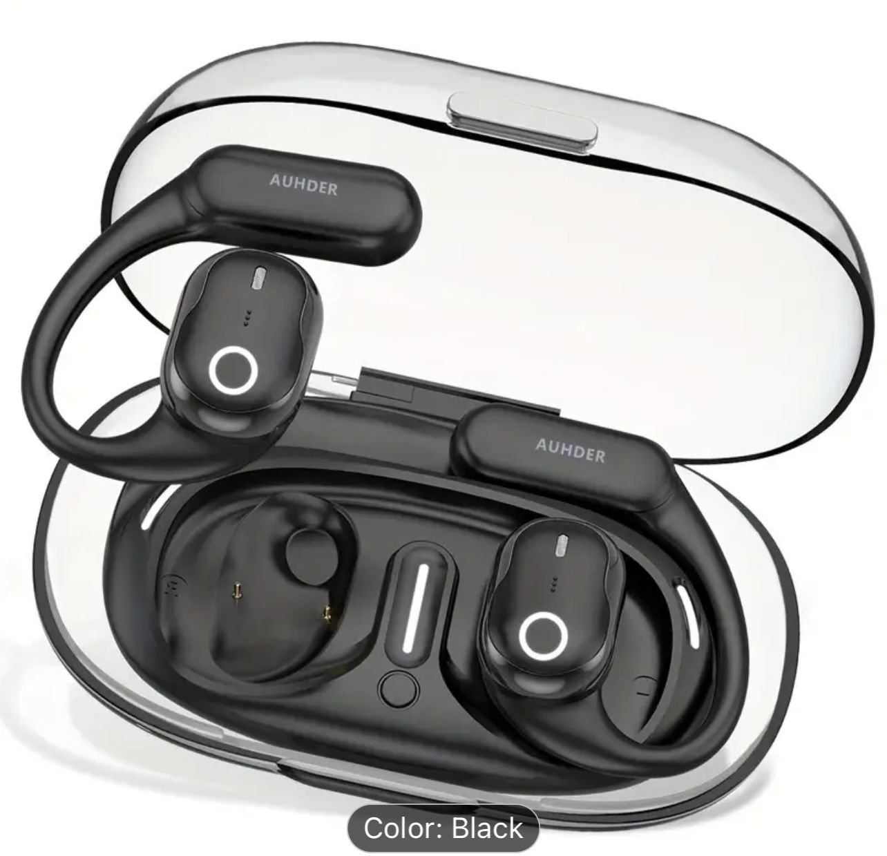 True Wireless Earbuds, Wireless 5.4 Ear Buds Open Ear Headphones Bass Stereo,brand New In Box,black