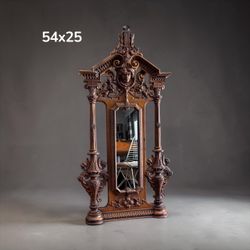 Ornate Baroque Style Mirror 54x25
