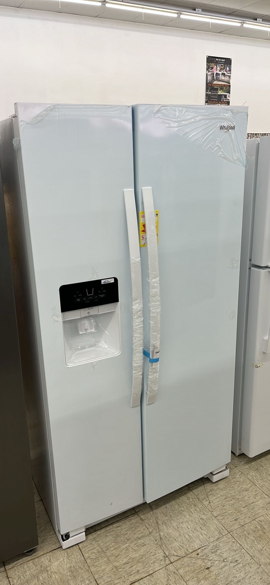 New Whirlpool Side By Side Refrigerator - Financing Available With $10