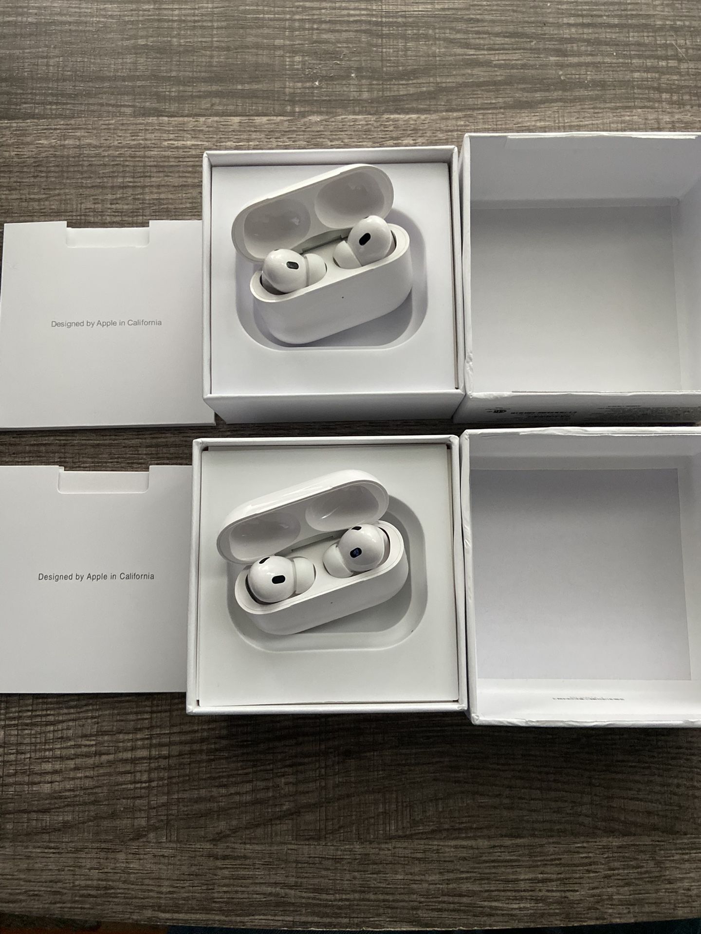 Two AirPod Pros 2nd Generation