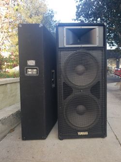 YAMAHA SPEAKERS 