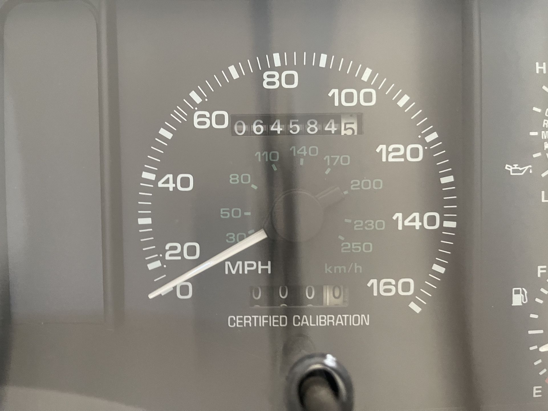 Mustang Foxbody SSP Cluster 160MPH..
