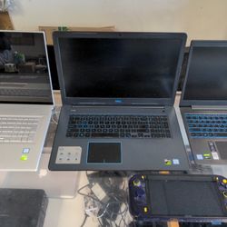 Dell Gaming 17" Computer GTX 1050ti 16gb/256 Windows 11 Pro Intel Core i7