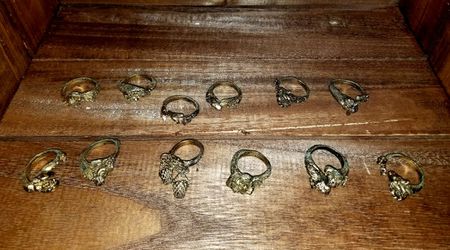 Antique Wine Glass Charms