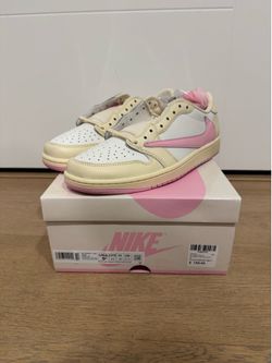 Jordan 1 Low Travis Scott Shy Pink