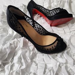 Louis Vuitton red bottoms peep toe heels for Sale in Plano, TX - OfferUp
