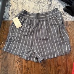 NWT Striped Shorts 