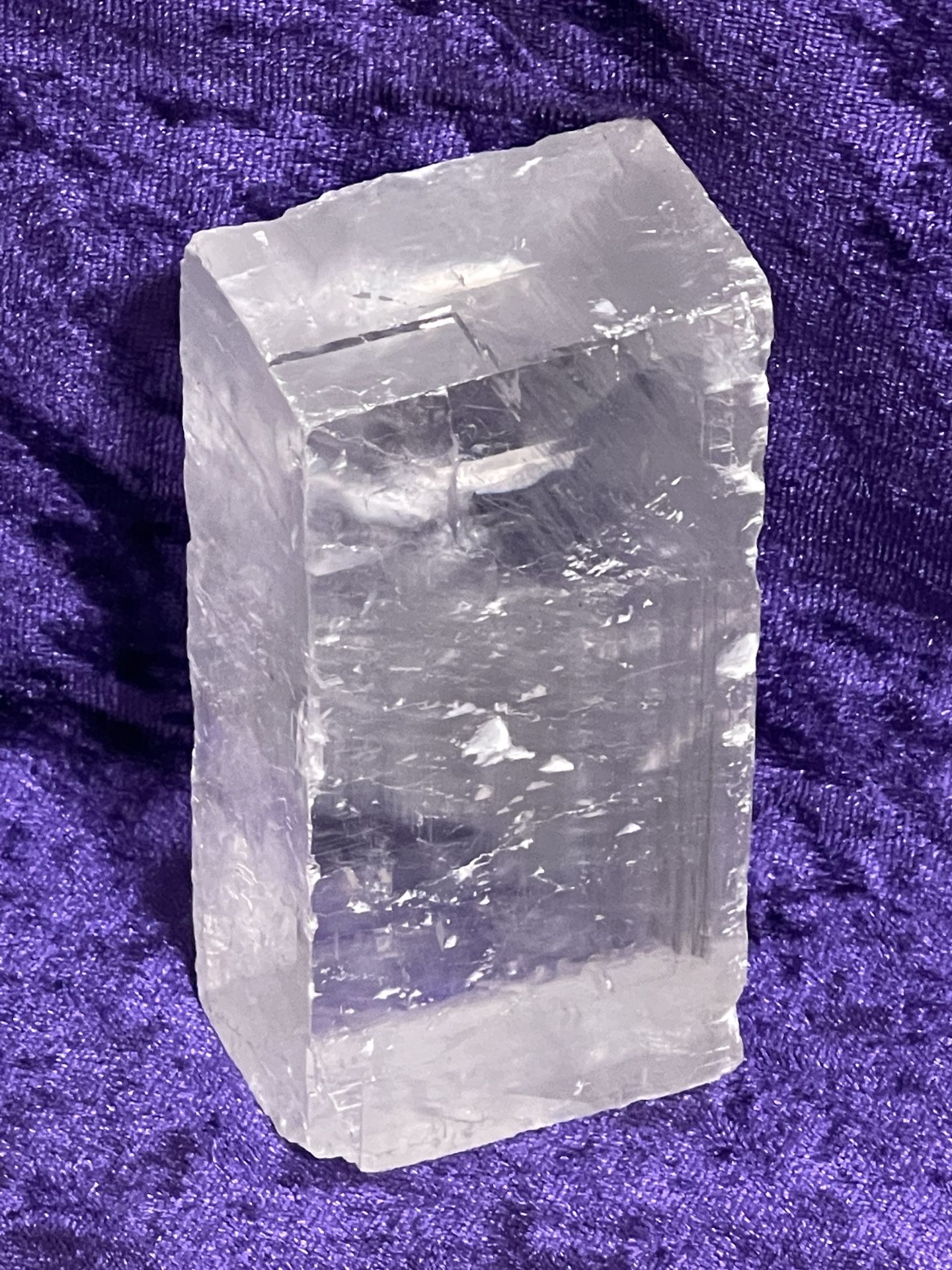 Iceland Spar Crystal - Viking Sunstone - Clear Calcite or Optical Calcite 