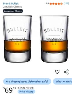 Bulleit Bourbon Whiskey Tumbler Glass with Graduation Marks Old Fashioned Sipping Glass Made in ITALY set of 4