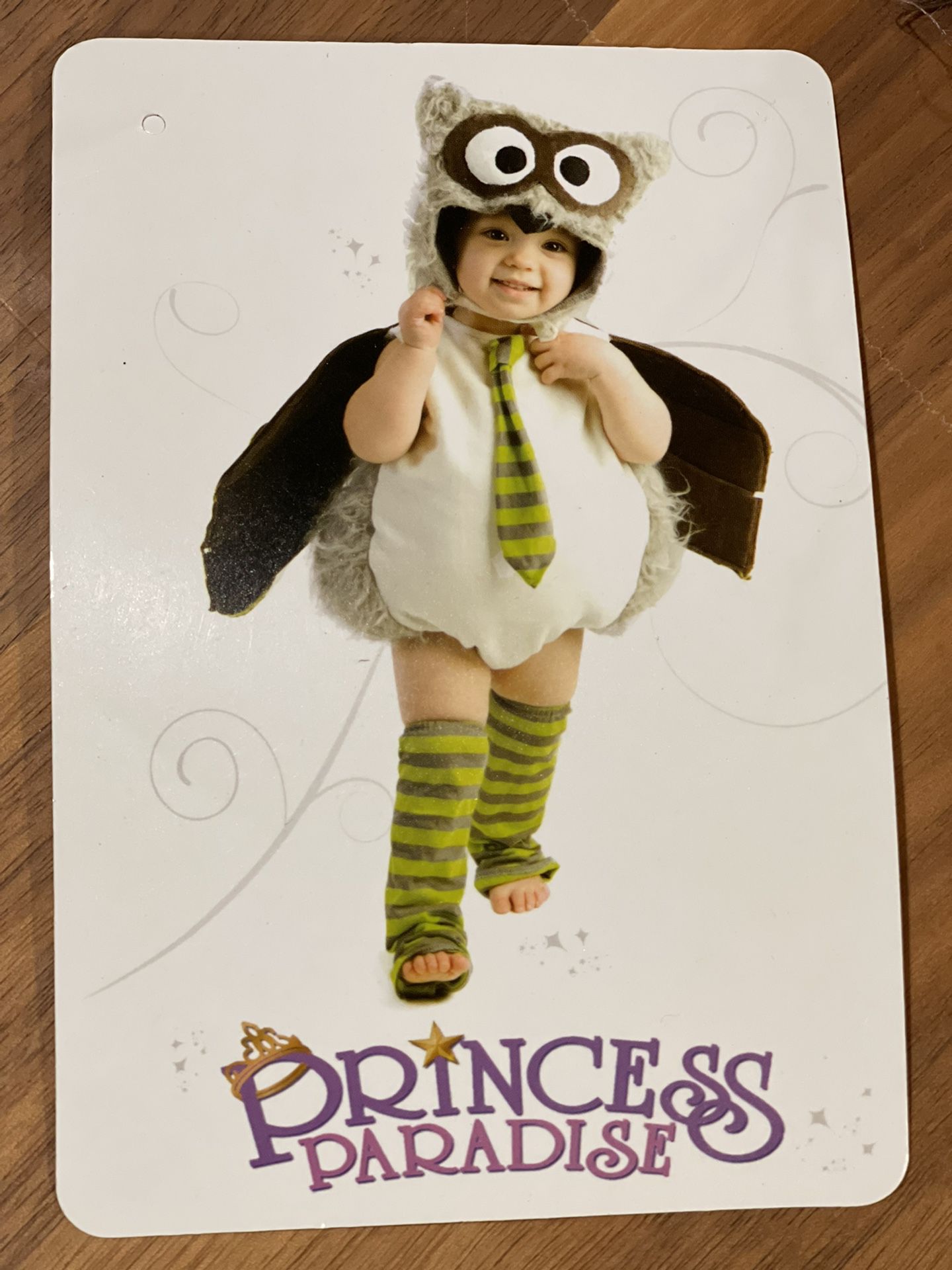 Halloween Costume Little Boy Or Girl Edward The Night Owl Harry Potter Inspired Furry Warm Bodysuit Onesie With Wings Striped Socks Hat Size 12-18M