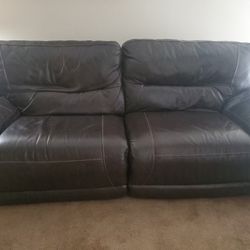Sofa  With 2 Recliners