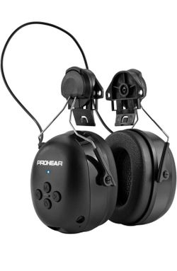 PROHEAR 037BR04 Bluetooth Hearing Protection with Adapter for 3M H-700 Hard Hats