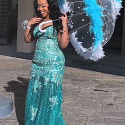 Nice Green / Blue Size:M-14