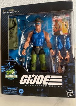 G.I. Joe Classified Series #129, Mad Marauders SGT Slaughter, Collectible 6 Inch Action Figure with 18 Accessories | G.I. Joe Classified 6 Inch Action
