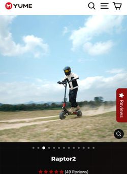 YUME Raptor2 Electric Scooter
