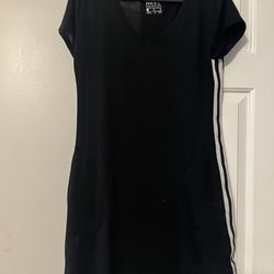 Mkny Sport Dress Black And White 