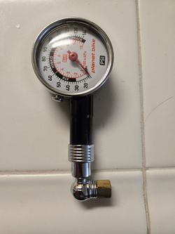 Planet Bike Dial Bicycle Tire Pressure Gauge - Presta & Schrader Compatible