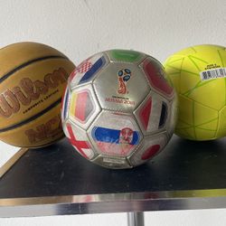 Sports Balls Various $10 Each