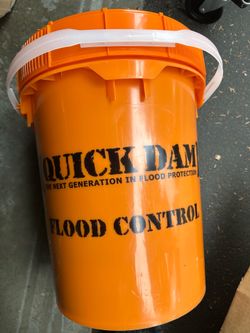Quick Dam Flood Control Bucket