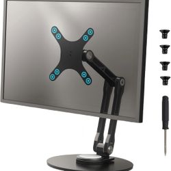 Portable VESA Monitor Stand for 15.6 Inch Monitors, Aluminum Portable Screen Mount for Desk