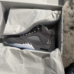 Wolf Grey Jordan 5s