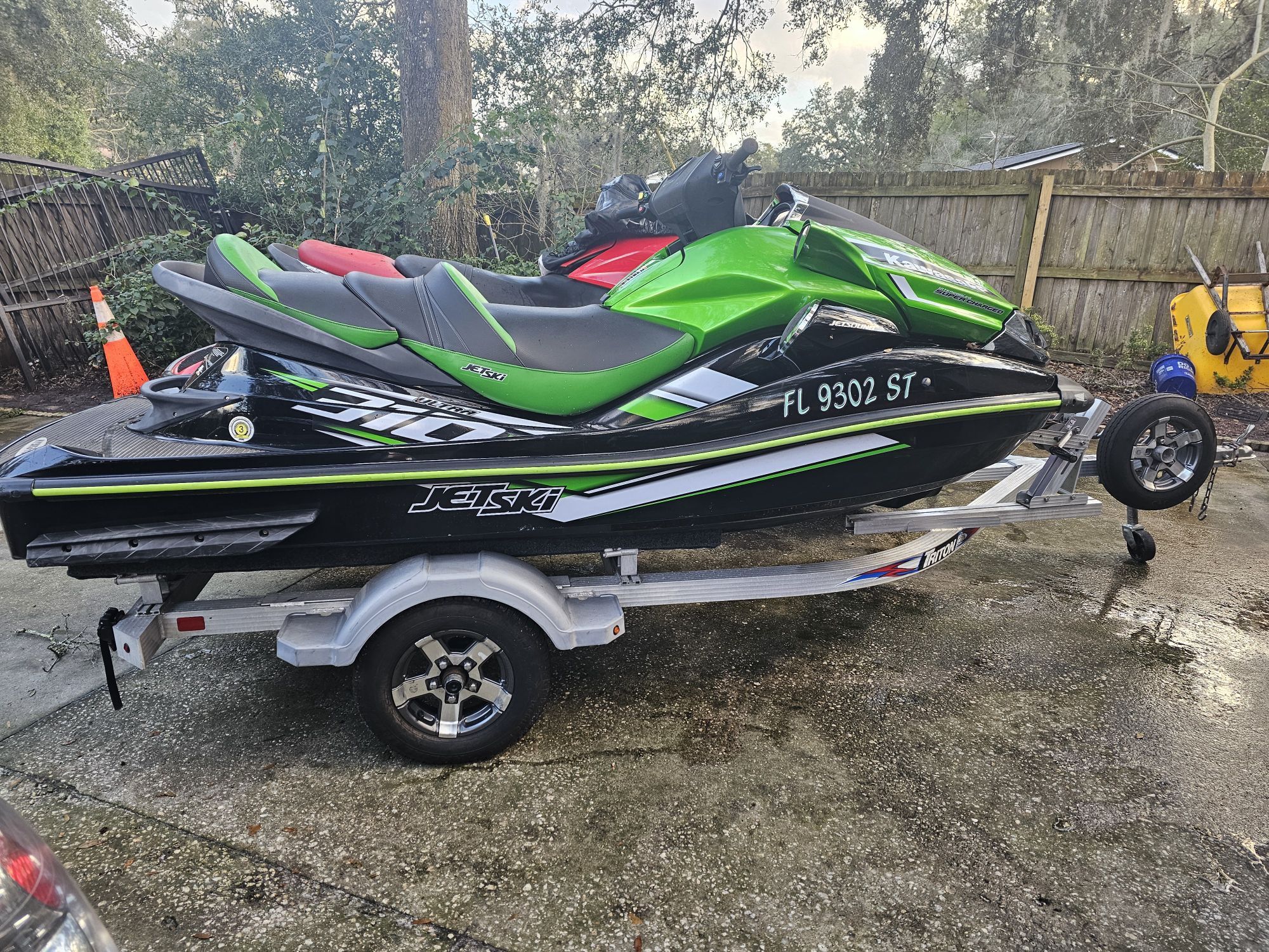 2017 Kawaski 310 LX Ultra Supercharged Jetski W/ Trailer