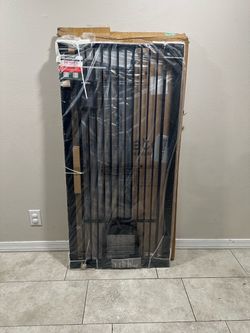 Extra Tall Cat Gate / Pet Gate with Pet Door - Fits Openings 29” - 43”