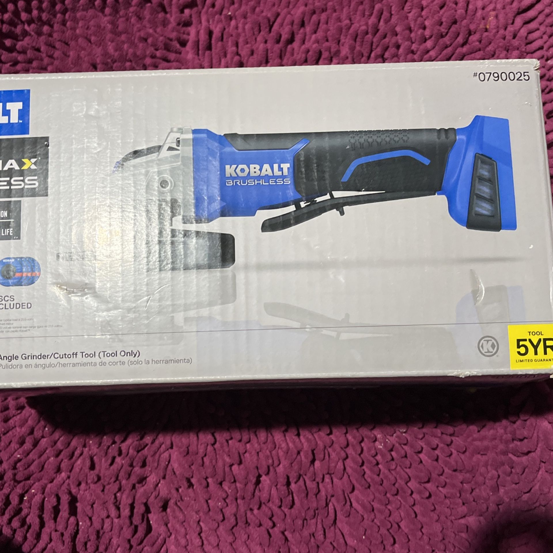 Kobalt cordless online angle grinder