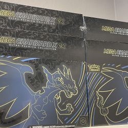 Pokemon Trading Card LOT (8) Mega Charizard X ex Ultra-Premium Collection 