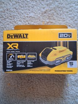 Dewalt Battery XR 20volt 5AH