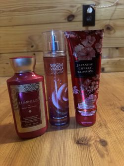 Cream gel, body spray