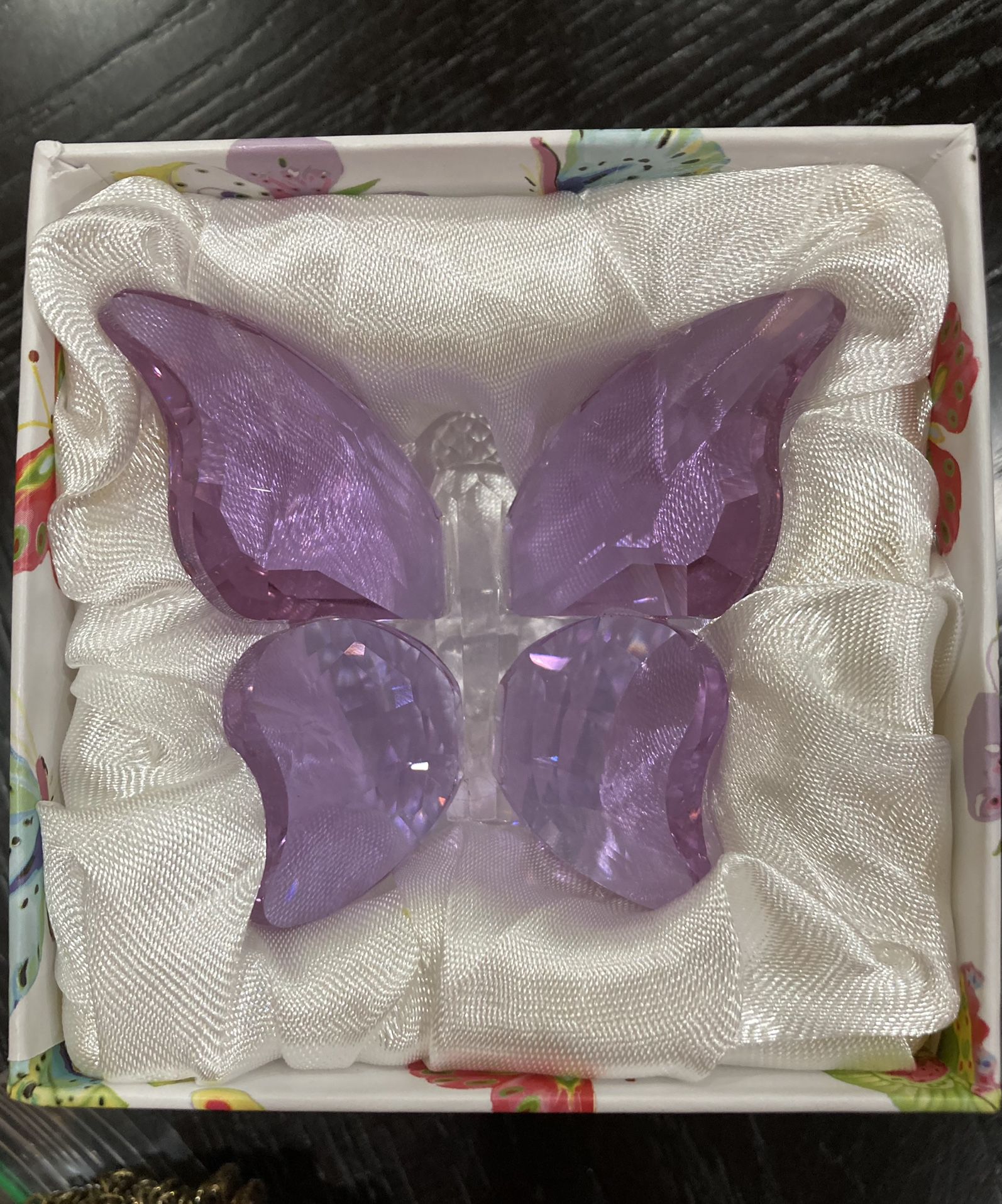 OlegCassini Crystal Butterfly 🦋 Paperweight 