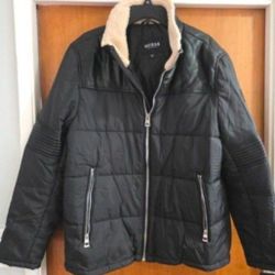 Men's Guess Jacket XL Black New