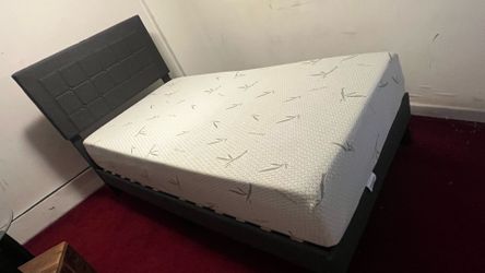 Twin bed frame and mattress brand new