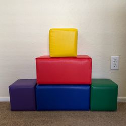 Colorful Soft LARGE Play Blocks for Kids/babies/toddlers Therapy Learning Building gym quality set